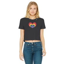 Load image into Gallery viewer, Rainbow crop tee
