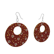 Load image into Gallery viewer, wooden earrings by ventignua
