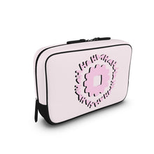 Load image into Gallery viewer, Pink leather toiletry bag
