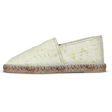 Load image into Gallery viewer, Beige green espadrilles

