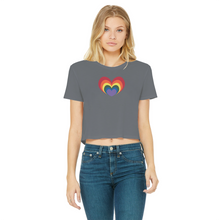 Load image into Gallery viewer, Rainbow crop tee
