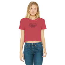 Load image into Gallery viewer, Red crop tee
