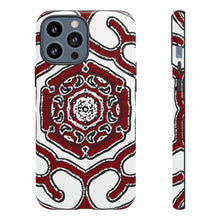 Load image into Gallery viewer, Red and white phone cases by Ventignua
