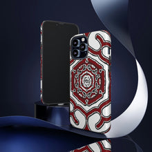Load image into Gallery viewer, Red and white phone cases by Ventignua
