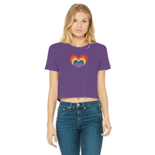 Load image into Gallery viewer, Rainbow crop tee
