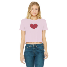 Load image into Gallery viewer, Light pink crop tee
