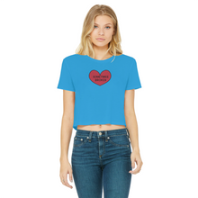 Load image into Gallery viewer, Sapphire crop tee

